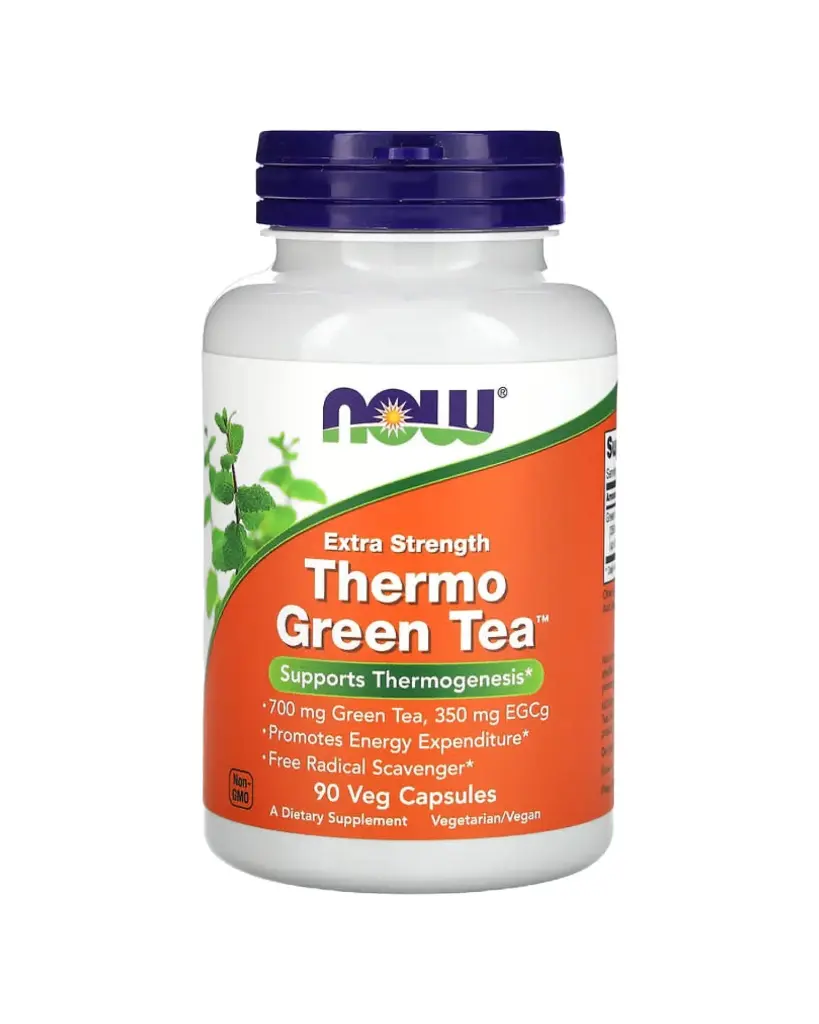 Now Foods, Sumplemento de Thermo Green Tea, 90 cápsulas vegetarianas