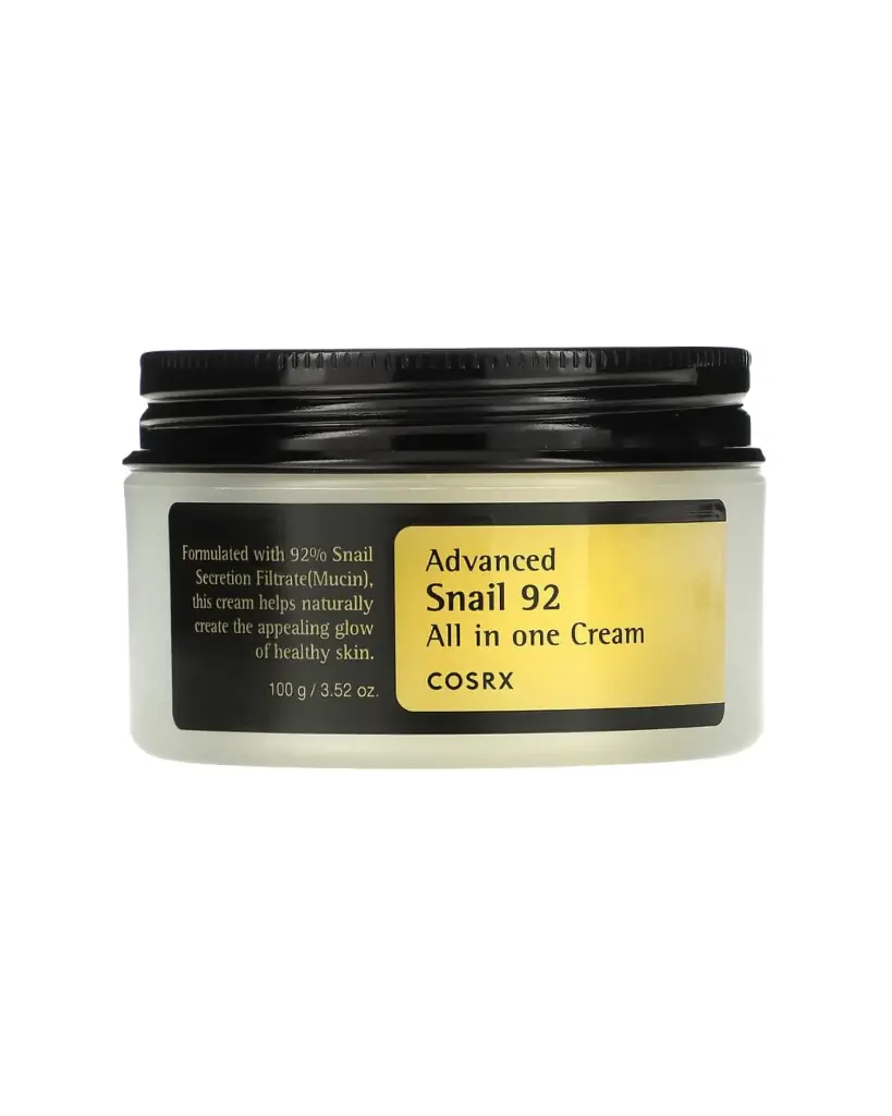 CosRx, Baba de caracol avanzada 92, Crema todo en uno, 100 ml