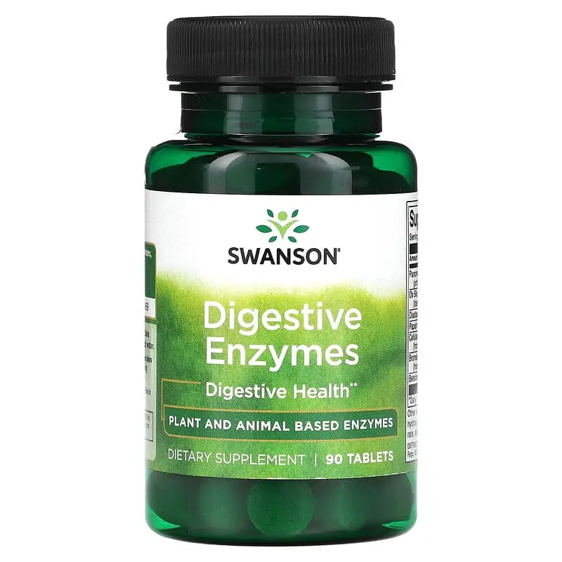 Swanson, Enzimas digestivas`90 comprimidos
