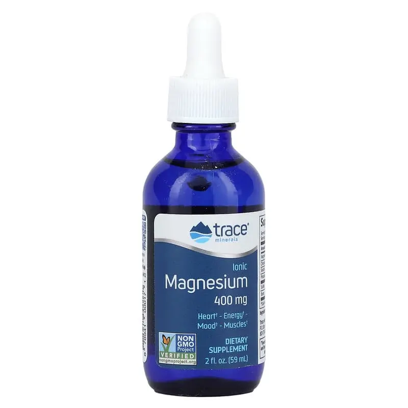 Trace, Magnesio iónico, 400 mg, 59 ml (2 oz. Líq.) 