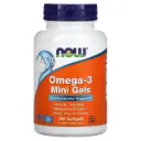 NOW Foods, Minicápsulas blandas con omega-3, 180 EPA/120 DHA, 180 cápsulas blandas