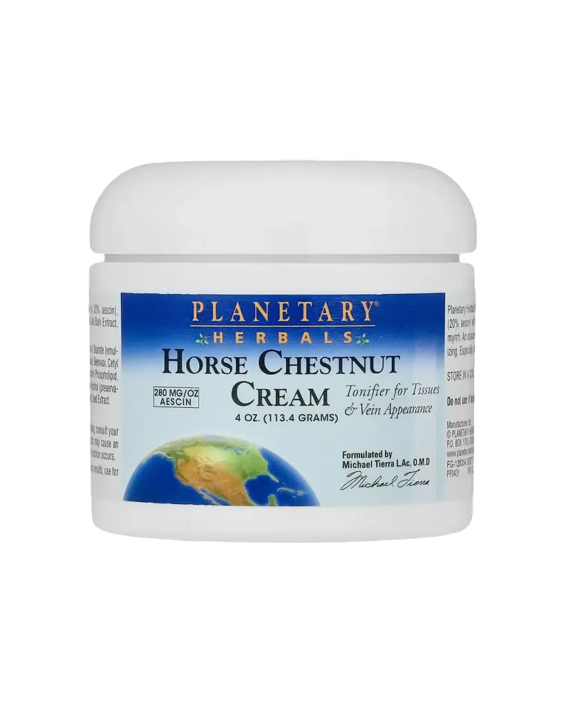 Planetary Herbals, Crema de castaña de Indias para aliviar la inflamación, 113.4 g