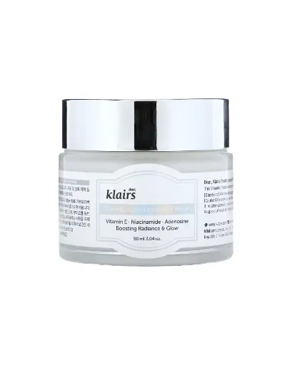 [A0041] Dear, Klairs, Mascarilla de vitamina E fresca para hidratar y nutrir tu piel, 90 ml