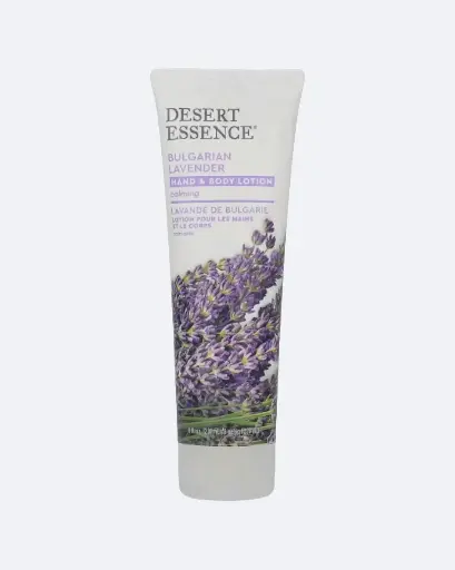[A0101] Desert Essence, Crema para manos y cuerpo, lavanda búlgara orgánica 237 ml