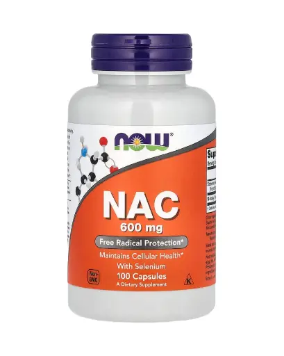[A0212] Now Foods, NAC, N-acetilcisteína con selenio, 100 cápsulas