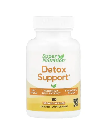 [A0219] Super Nutrition, Suplemento alimenticio de refuerzo para la desintoxicación, 60 cápsulas vegetales