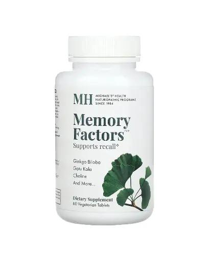 [A0220] Michael´s Naturopathic, Suplemento alimenticio Factores de memoria 60 comprimidos vegetales