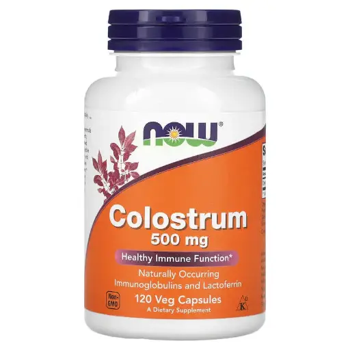 [A0356] NOW Foods, Calostro, 500 mg, 120 cápsulas vegetales