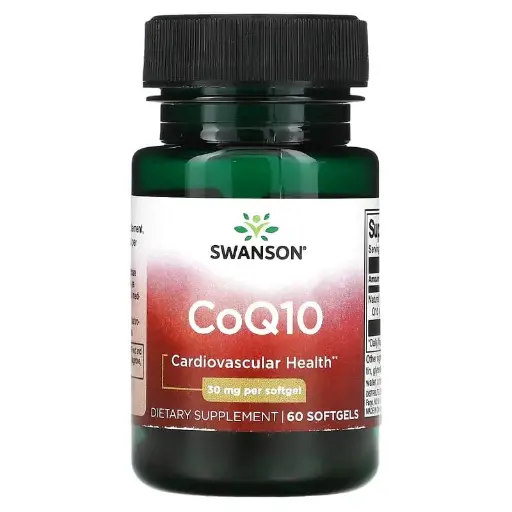 [A0366] Swanson, CoQ10, 30 mg, 60 cápsulas blandas